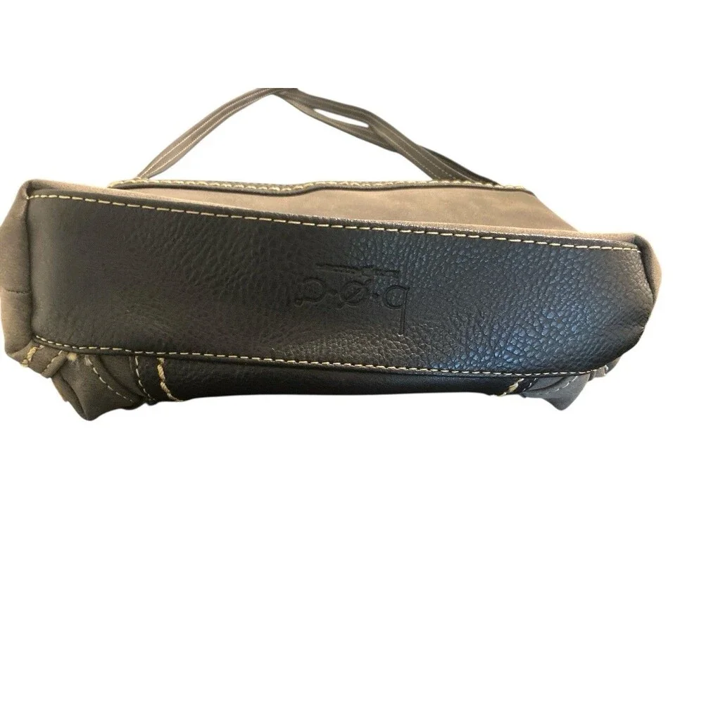 B.O.C‎ Born Concept Gray/ Black Crossbody Purse Faux Leather